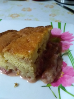 Rhubarb Custard Cake Recipe - Food.com image