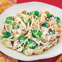 Pasta with Broccoli and Ricotta Recipe | MyRecipes image
