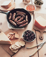Pan-Crisped Sausages Recipe | Martha Stewart image