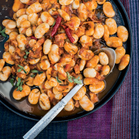 Stewed Cannellini Beans with Tomatoes and Guanciale Recipe ... image