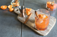 Spiced Persimmon Old Fashioned Cocktail Recipe image