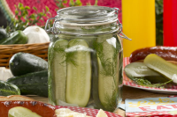 Half Sour Dill Pickles | MrFood.com image