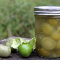 Canning Tomatillos ~ Homemade Whole Canned Tomatillos image