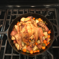 WHOLE ROASTED CHICKEN AND VEGETABLES RECIPE RECIPES