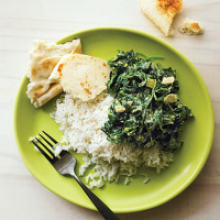 Indian Spinach (Saag) Recipe | MyRecipes image