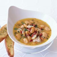 Littleneck Clam Soup with Butter Beans and Saffron Recipe ... image