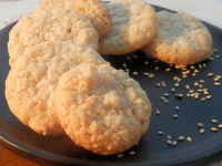 Sesame-Almond Macaroons Recipe | Allrecipes image