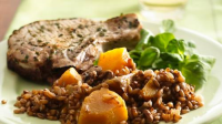 Slow-Cooker Rye Berries with Butternut Squash Recipe ... image