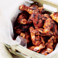Lampe's Chicken Wings with Sweet-and-Spicy Pantry Sauce ... image