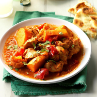 Pressure-Cooker Indian-Style Chicken and Vegetables Recipe ... image