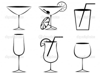 DRINK GLASSES TYPES RECIPES