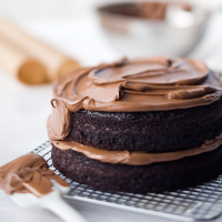 Double-Chocolate Layer Cake Recipe - Ina Garten | Food & W… image