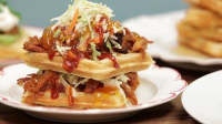 Simple Waffles from Scratch Recipe | Food Network Kitche… image