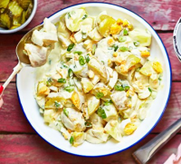 Sweet mustard potato salad recipe | BBC Good Food image