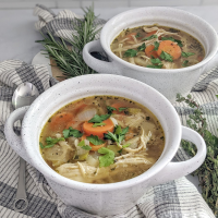 Low-Carb Chicken-Vegetable Soup Recipe | Allrecipes image