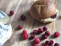 Vegetarian Brie and Cranberry Paninis for 2 Recipe ... image