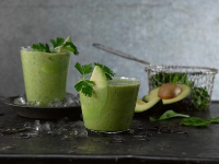 Simply Green Savory Smoothie Recipe | Food Network image