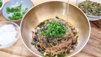 Korean Perilla Oil Noodles & Gamja Jeon - Simple ... image