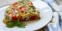 Vegetable Frittata | Healthy Breakfast Recipes - Heart ... image
