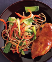 Sweet and Spicy Chicken With Soba Salad Recipe | Real Simple image