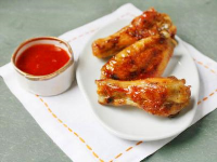 Spiced Honey-Glazed Chicken Wings : Recipes : Cooking ... image