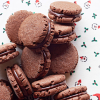Minty Cocoa Fudge Sandwich Cookies | Better Homes & Gard… image