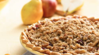 Apple, Pear and Cranberry Pie Recipe - BettyCrocker.com image