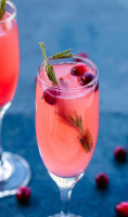 Alcoholic Drinks – BEST vanilla Cranberry Christmas Mimosa ... image