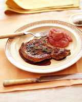 Pan-Seared Pork Chops Recipe | Martha Stewart image