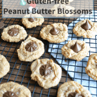 Gluten-free peanut butter blossoms | a recipe from ... image