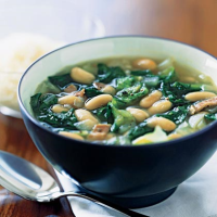 Escarole and White Bean Soup Recipe | MyRecipes image