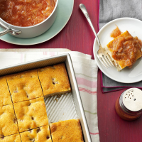 Shortcake with Fresh Rhubarb Sauce Recipe: How to Make It image