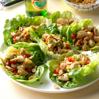 Spicy Chicken Lettuce Wraps Recipe: How to Make It image