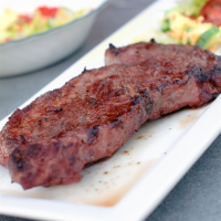 Grilling Thick Steaks - The Reverse Sear Recipe | Allrecipes image