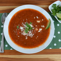 Fire-Roasted Tomato and Pepper Soup | Allrecipes image