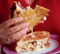 Pan-fried camembert sandwich recipe | BBC Good Food image
