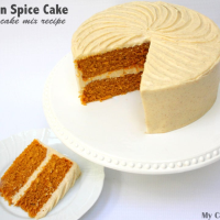 Pumpkin Spice Cake~Doctored Cake Mix | My Cake School image