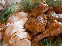 Roasted and Braised Turkey with Cognac Gravy Recipe ... image