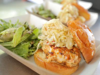 Shrimp Burger Recipe | Food Network image