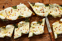 Pesto and Mozzarella French Bread Pizza Recipe - NYT Coo… image