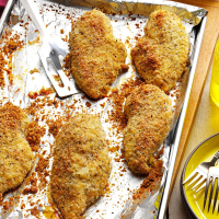 Crunchy Herbed Chicken Breasts Recipe: How to Make It image