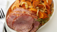 Slow-Cooker Ham and Sweet Potatoes Recipe - BettyCrocker.com image