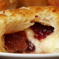 Brie, Bacon, And Cranberry Mini Pies Recipe by Tasty image