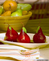Poached Pears Recipe | Martha Stewart image