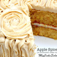 Apple Spice Cake- A Doctored Cake Mix Recipe | My Cake School image