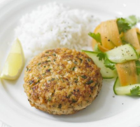 Superhealthy salmon burgers recipe | BBC Good Food image