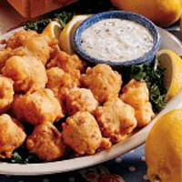 Clam Fritters Recipe: How to Make It - Taste of Home image