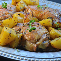 Greek Lemon Chicken and Potatoes Recipe | Allrecipes image