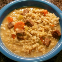 Beef Mushroom Barley Soup Recipe | Allrecipes image