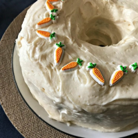 Carrot Bundt Cake - Moist Carrot Cake with Cream Chees… image